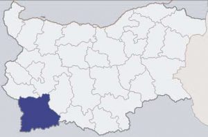 Благоевградска област карта
