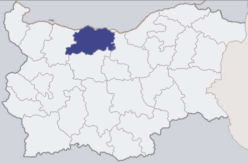 Плевенска област карта