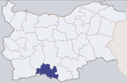 Смолянска област карта