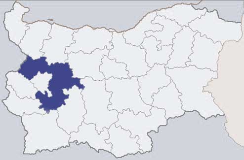 Софийска област карта