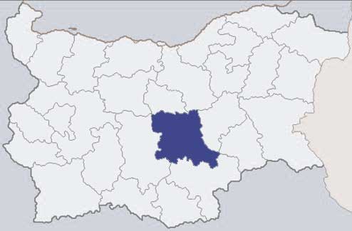 Старозагорска област карта